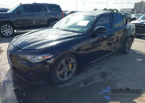 2017 Alfa Romeo Giulia Rwd z USA, uszkodzony, nr VIN ZARFAEBN9H7554711